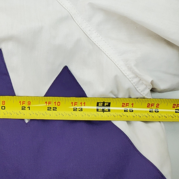 Andy John's Vintage Coat Jacket XL Purple White - Picture 8 of 8